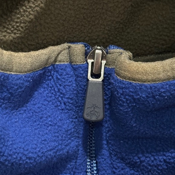 Brooks Brothers Mens Polyester Fleece Pullover Jacket Blue Green 1/4 Zip Size XL - Picture 6 of 7